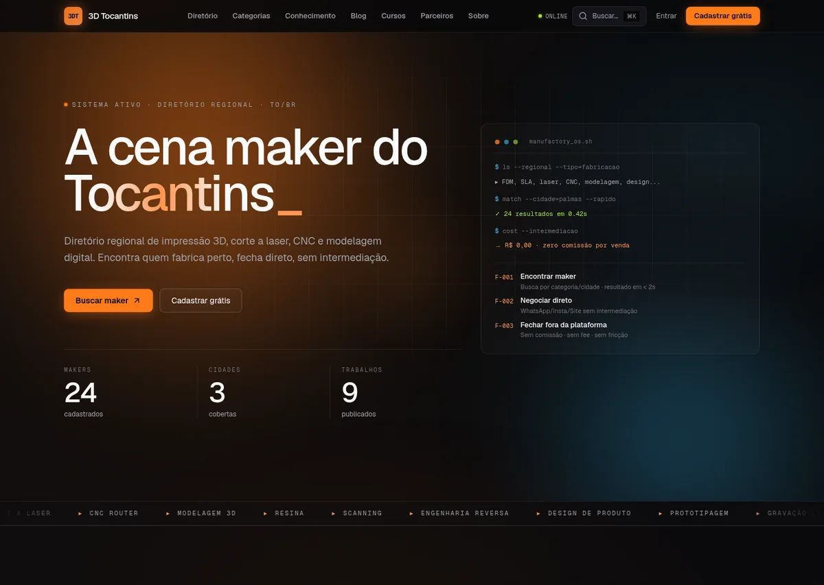 Projeto 3D Tocantins